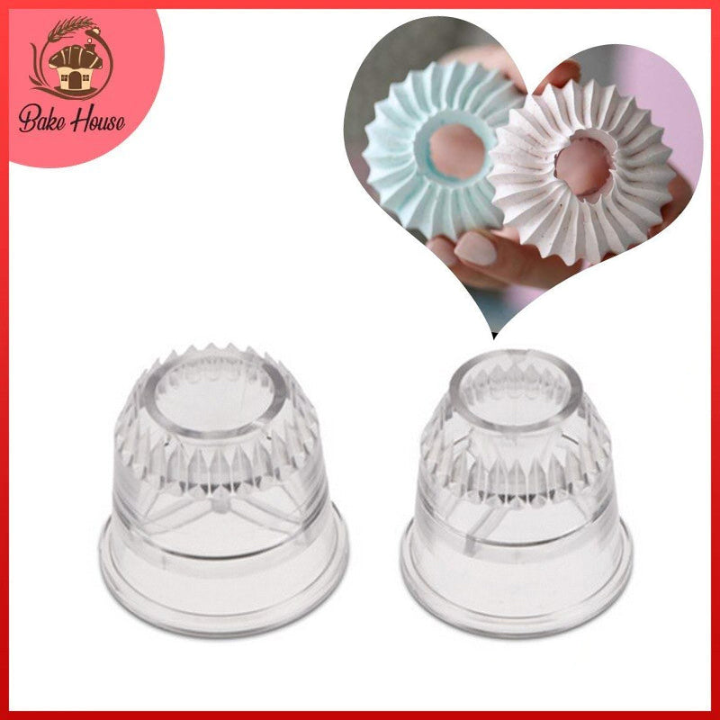 Ring Cookie Mold Icing Tube 2Pcs Set Plastic