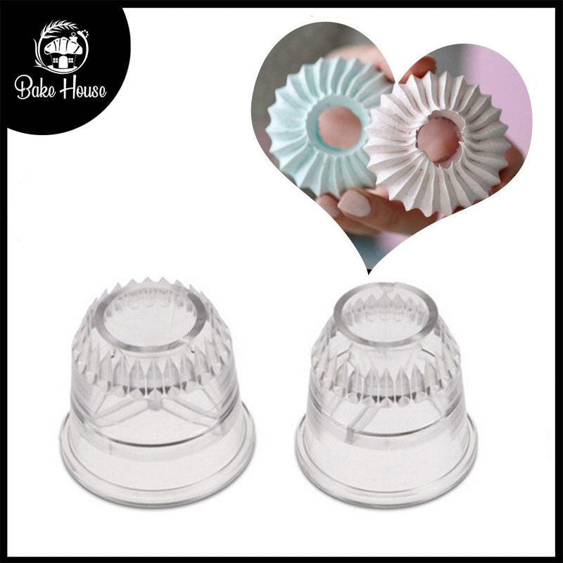 Ring Cookie Mold Icing Tube 2Pcs Set Plastic