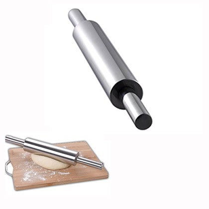 Rolling Pin Stainless Steel Medium Size