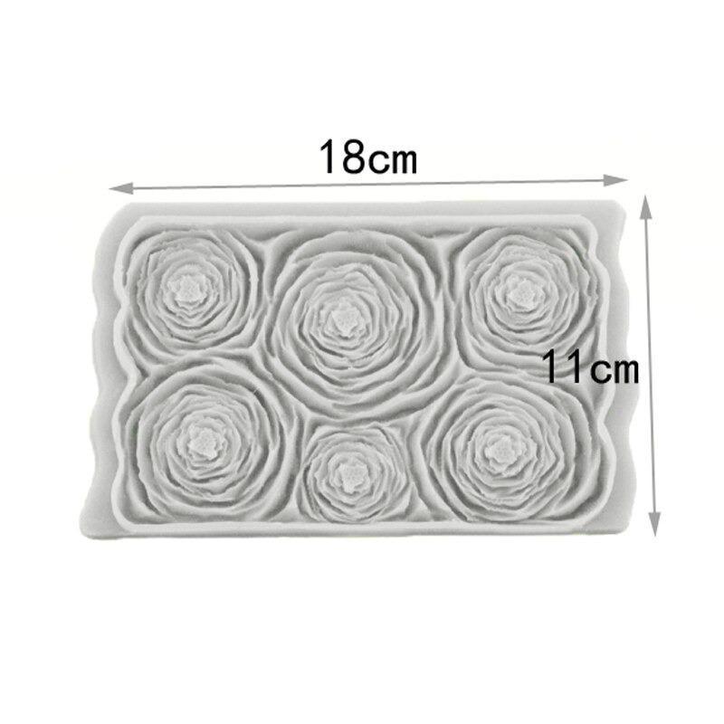 Rose Cake Border Silicone Fondant Cake Mold