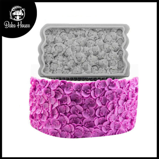 Rosette Silicone Fondant Cake Border Mold