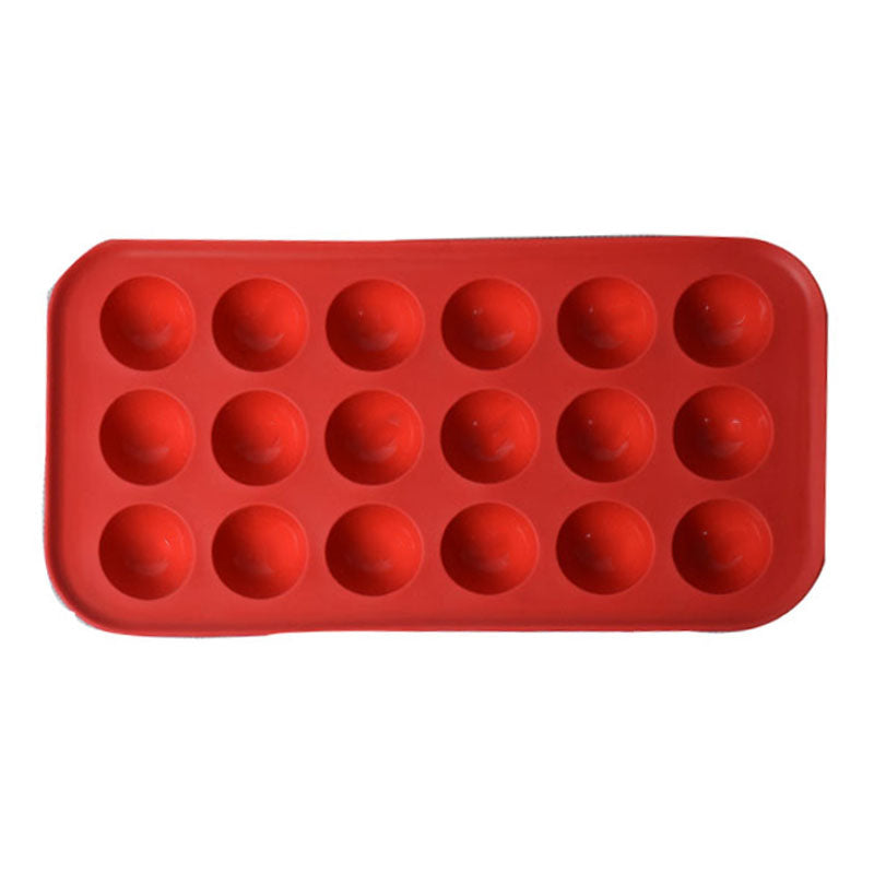 Round Ice Cubes Silicone Tray 18 Cavity