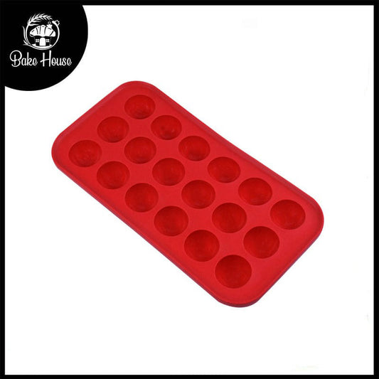 Round Ice Cubes Silicone Tray 18 Cavity