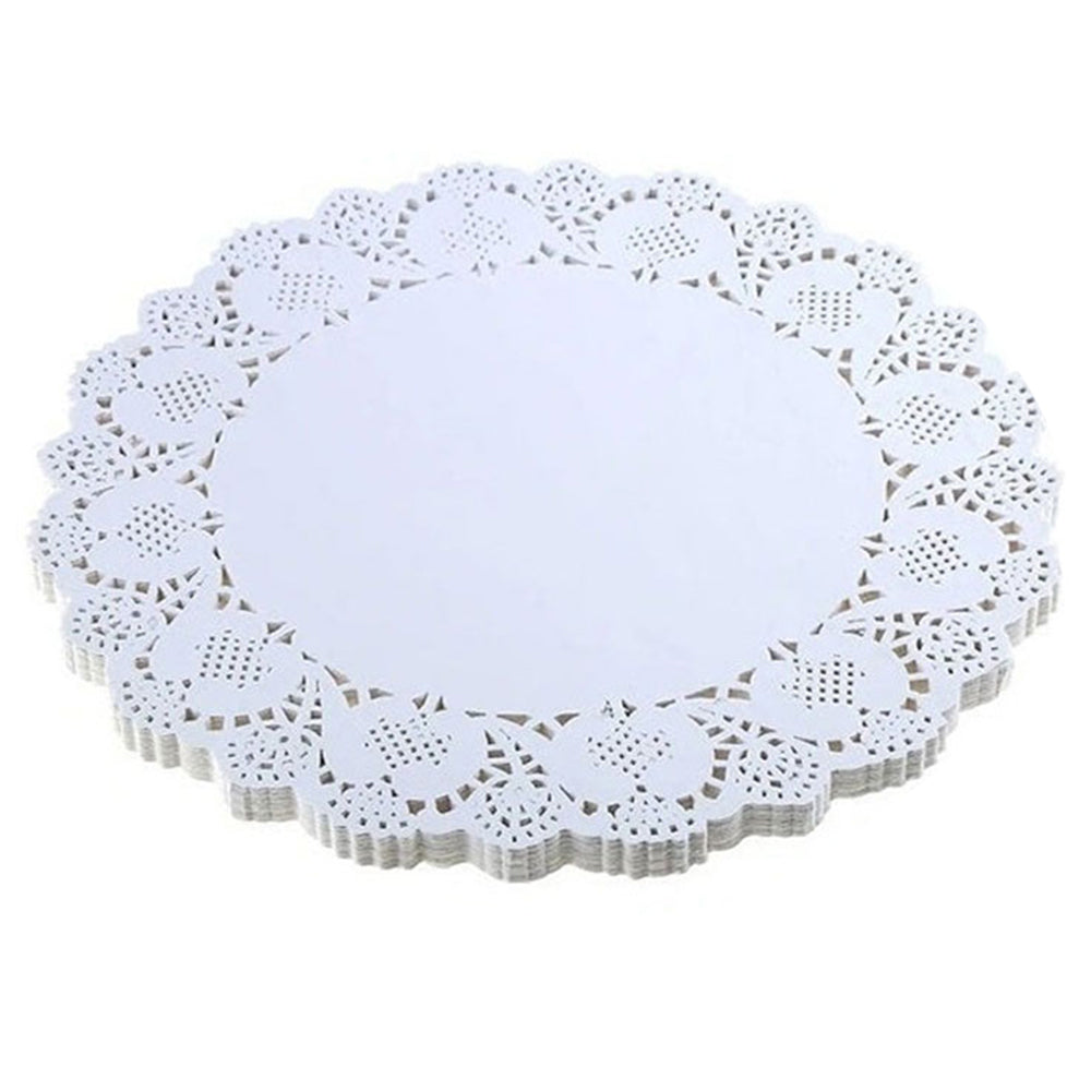 Round Shape Doilies Paper 24Pcs Pack 29CM