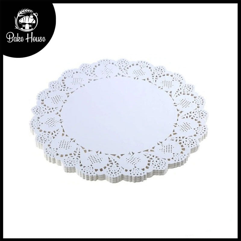 Round Shape Doilies Paper 50Pcs Pack 26CM