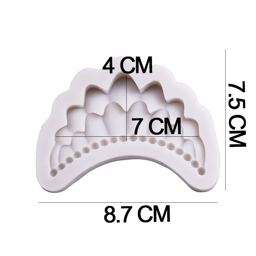 Ruffle Design Cake Border Decorating Silicone Fondant Mold