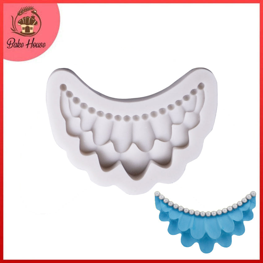 Ruffle Design Cake Border Decorating Silicone Fondant Mold