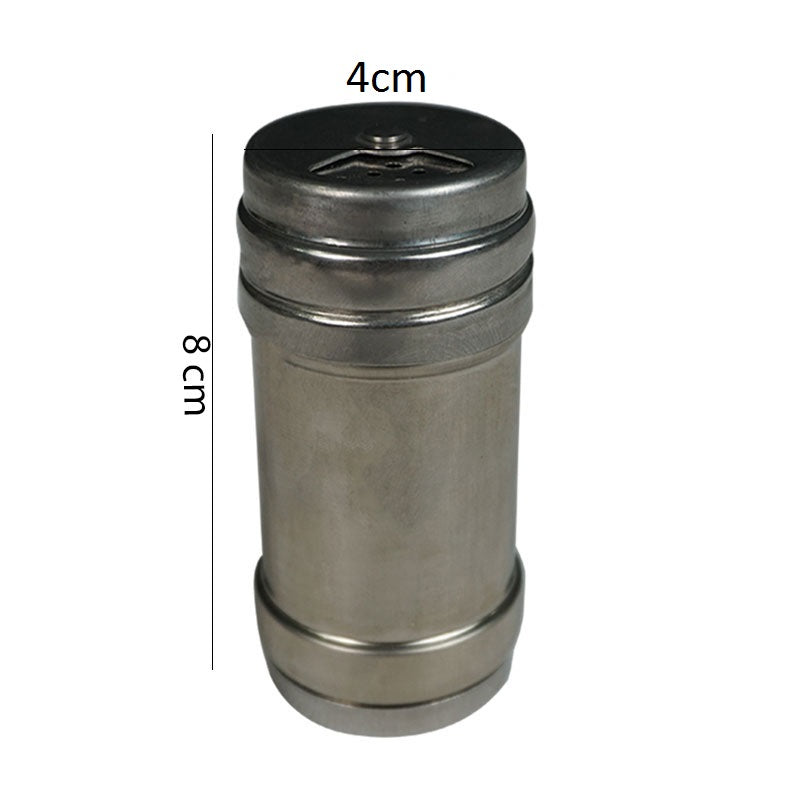 Salt, Pepper, Spice Seasoning Shaker Jar with 3 Adjustable Pouring & Closing Holes Cap Size 01