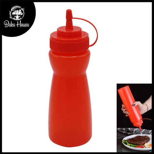 Sauce Ketchup Squeeze Plastic Bottle with Nozzle 20cm