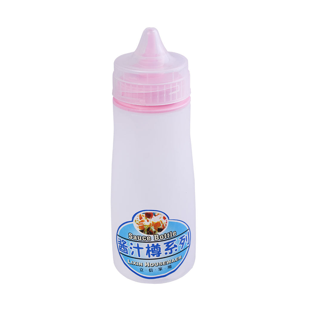 Sauce Squeeze Plastic Bottle 440ml With Cap