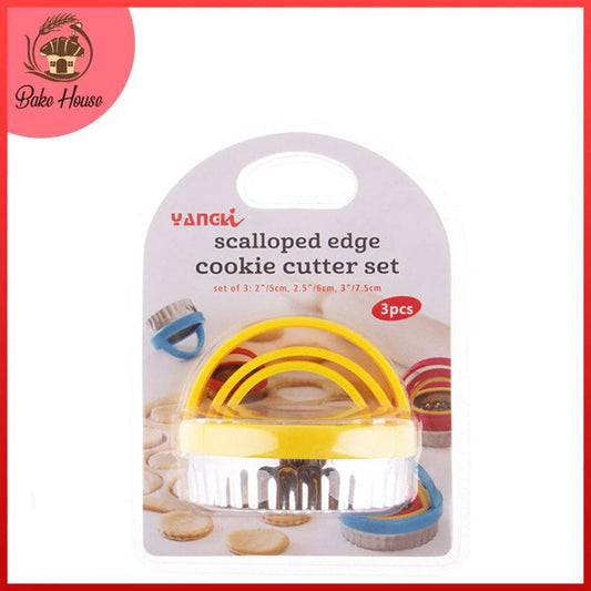 Scalloped Edge Cookie Cutter Set Steel