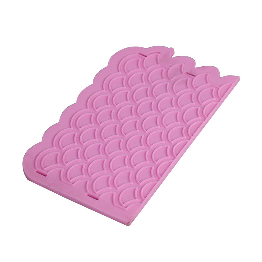 Scalloped Lattice Cake Edges Border Silicone Fondant Mold