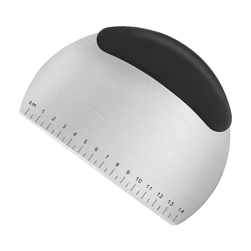 Stainless Steel Cake Scraper With Plastic Handle
