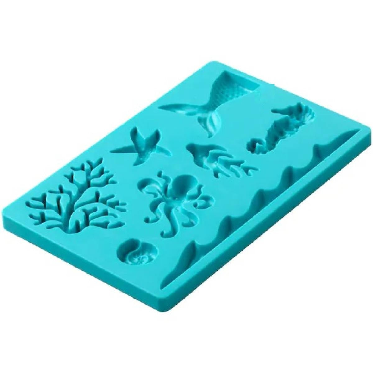 Sea Life Theme Silicone Fondant & Gum paste Mold