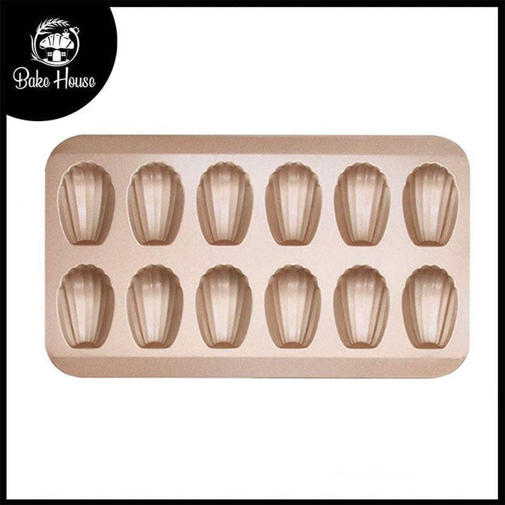 Shell Cookie Tray Non Stick 12 Cavity