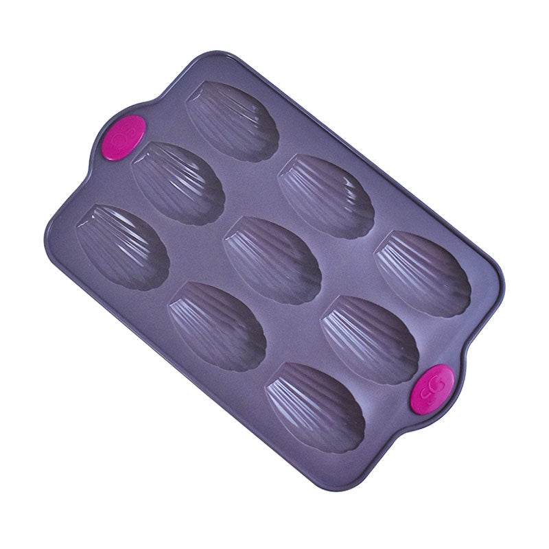Shell Shape Cookies Silicone Tray 9 Cavity