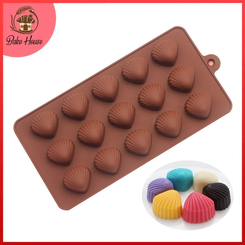 Shell Silicone Chocolate & Candy Mold 15 Cavity