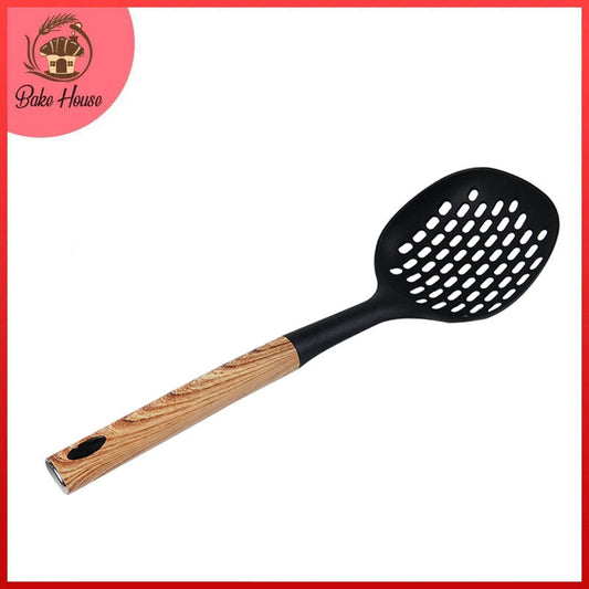 Shengya Top Choice Perforated Spoon Plastic with Steel Handle