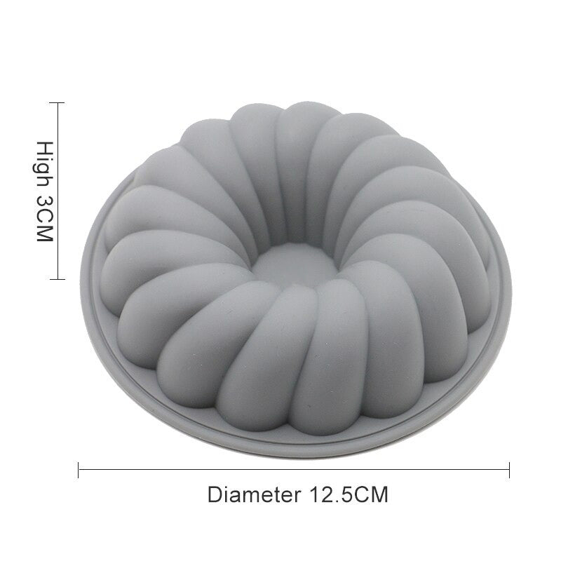 Silicone Bundt Baking Mold Design 02 (12.5cm)