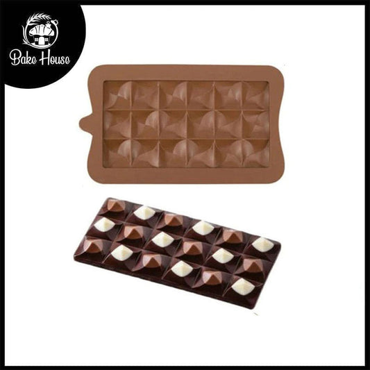 Silicone Chocolate Bar Mold Triangle Candy Design