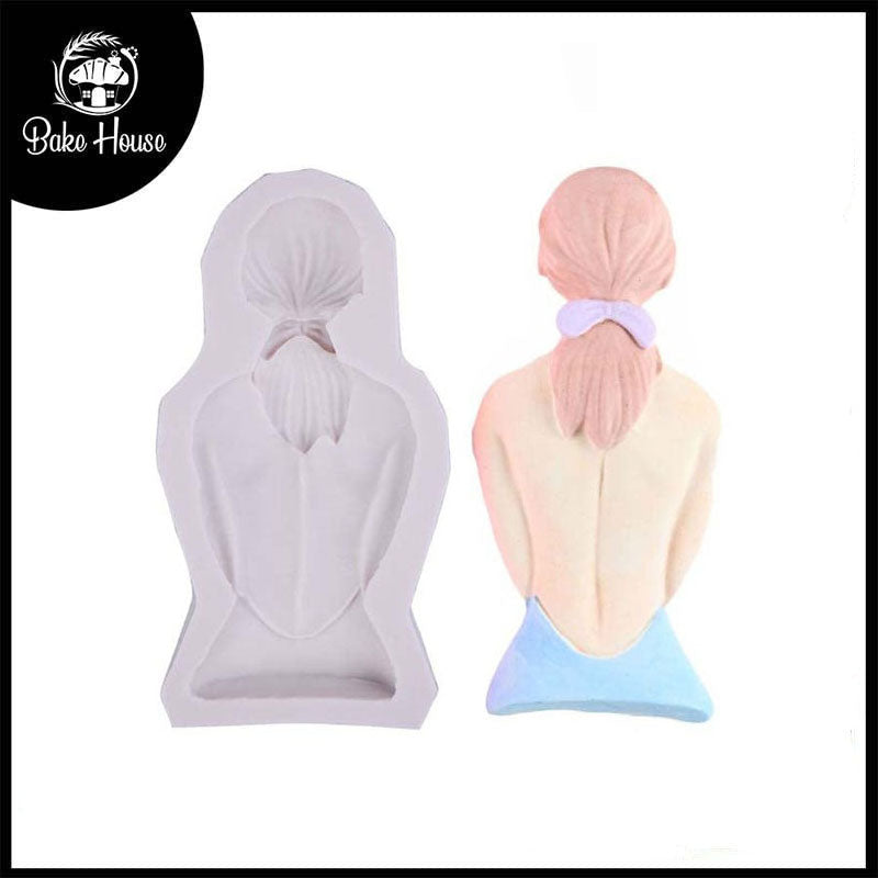 Silicone Fondant Mold of a Girl's Back