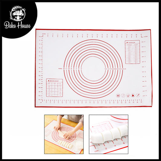 Silicone Fondant Rolling Mat With Measurements Of 60 x 40cm