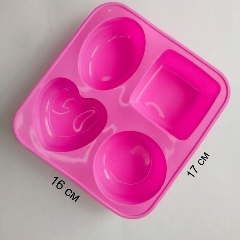 Silicone Heart Round Square Oval Shape Mold