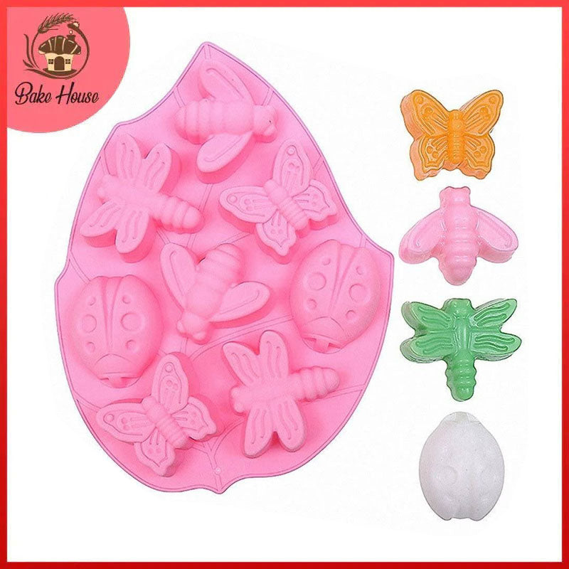 Silicone Insects Mold 8 Cavity