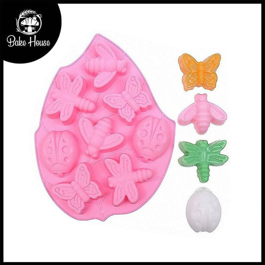 Silicone Insects Mold 8 Cavity