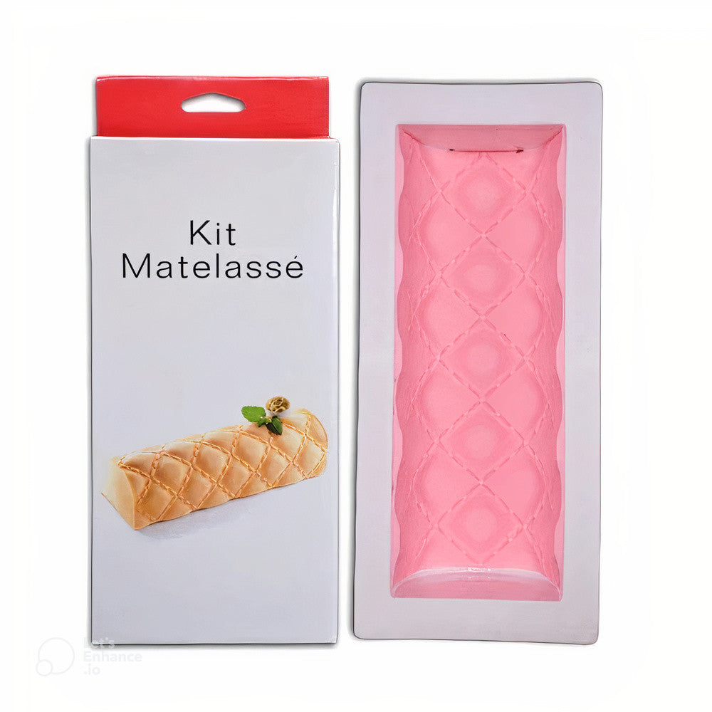Silicone Mousse Cake Baking Mold With Texture Mat (Design 2)