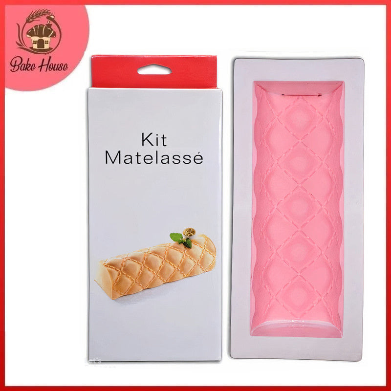 Silicone Mousse Cake Baking Mold With Texture Mat (Design 2)