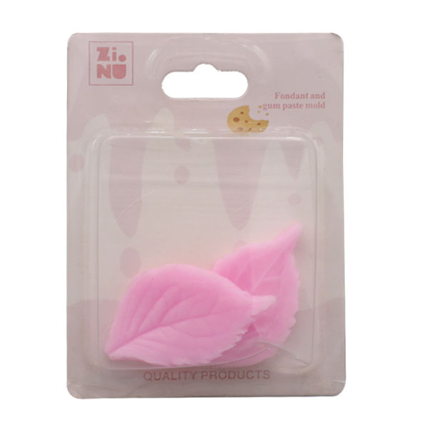 Leaves Shape Silicone Fondant Mold 2 Cavity