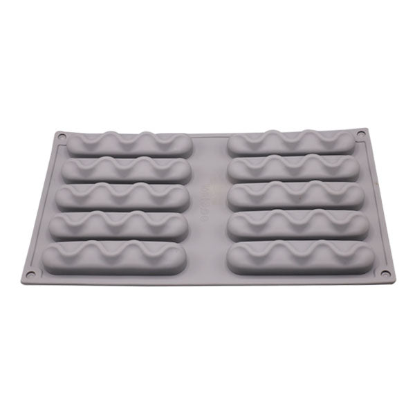 Eclair Silicone Dessert Mold 10 Cavity