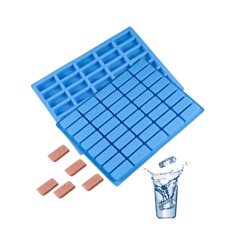 Silicone Rectangle Shape Chocolate Bar Mold (40 Cav)