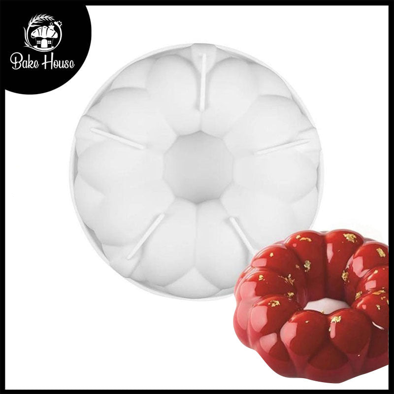 Silikolove Flower Shaped Silicone Mousse Cake And Baking Mold