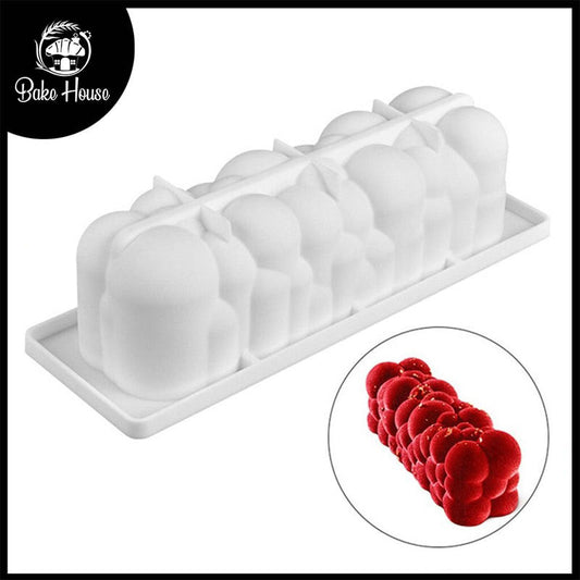 Silikolove Rectangle Bubble Silicone Mousse Cake & Baking Mold