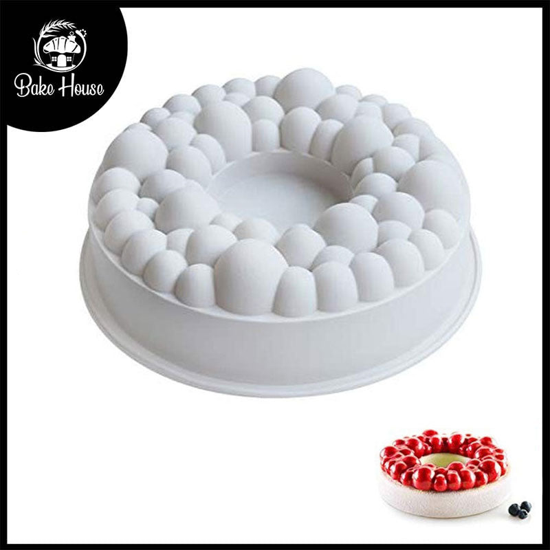 Silikolove Round Cherry Bubble Silicone Dessert And Baking Mold