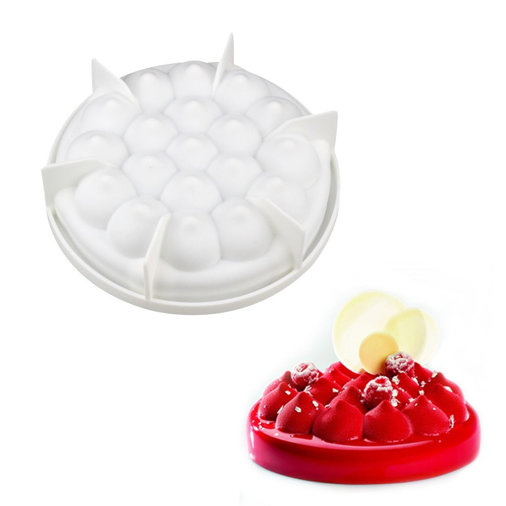 Silikolove Small Hill Tower Cream Silicone Mousse Cake & Baking Mold