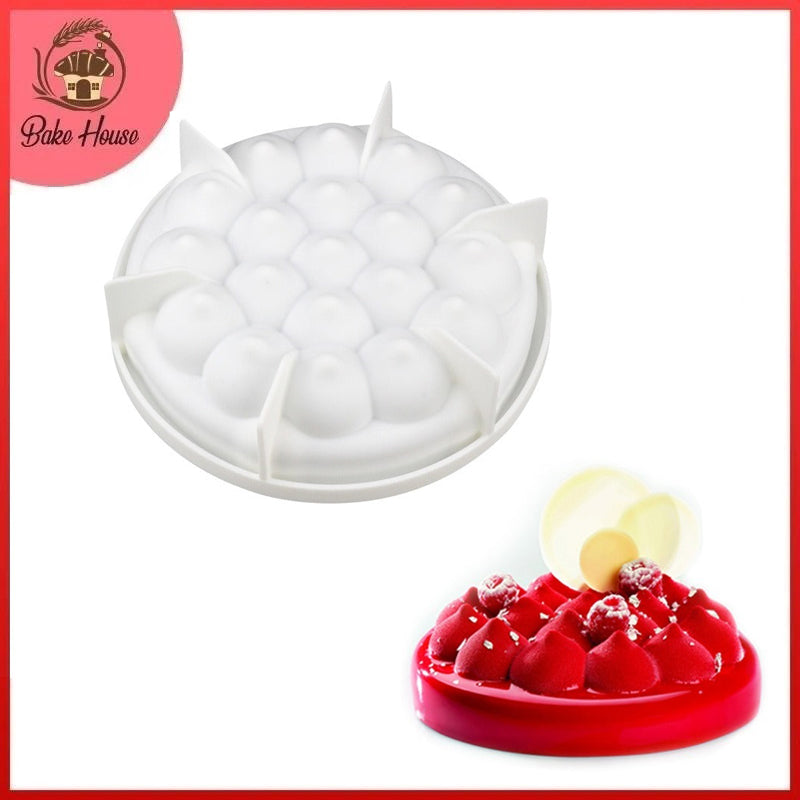 Silikolove Small Hill Tower Cream Silicone Mousse Cake & Baking Mold