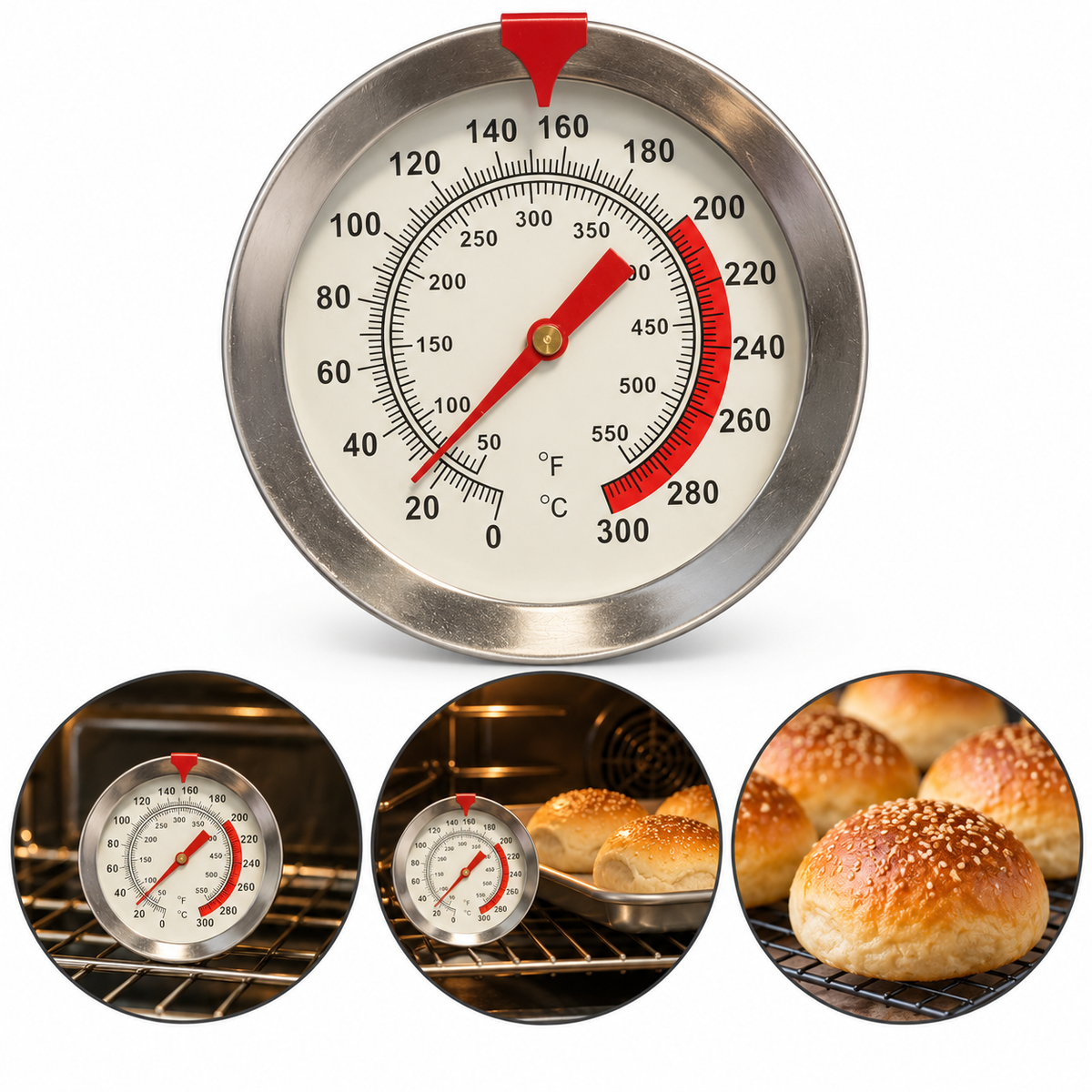 Candy Thermometer Stainless Steel