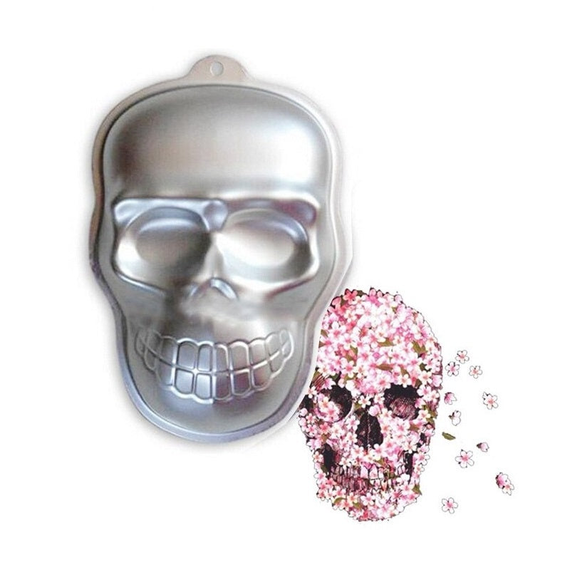 Skull Aluminium Cake Baking Mold