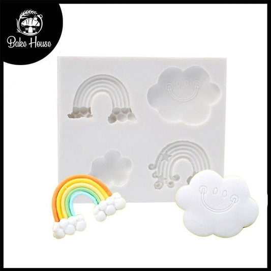 Sky Theme Silicone Fondant & Chocolate Mold 4 Cavity