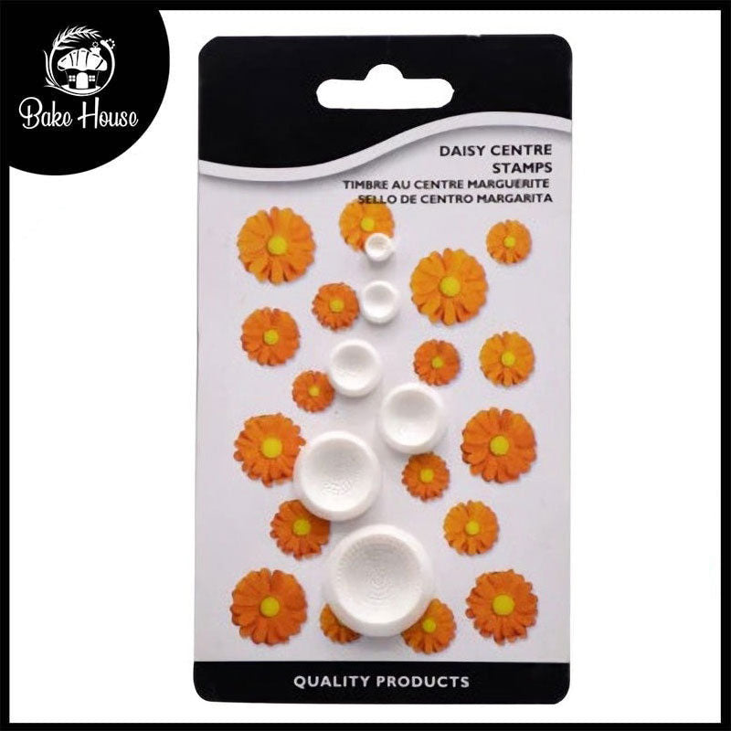 Small Daisy Fondant Cutters 6Pcs Set Plastic