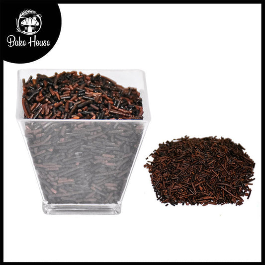 Edible Cake Decorating Vermicelli 900g Pack (Chocolaty Brown)