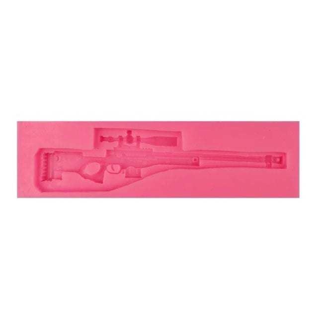 Sniper Gun Silicone Fondant & Chocolate Mold