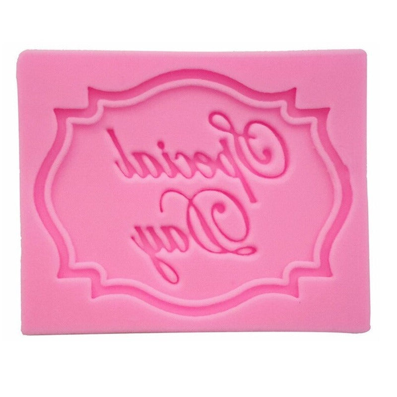 Special Day Wish Silicone Fondant Mold