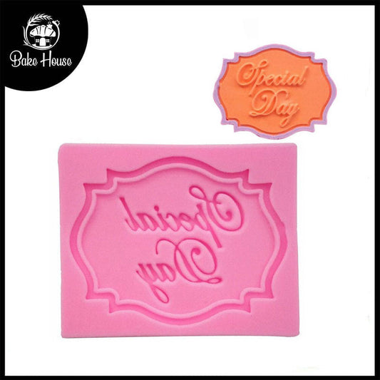 Special Day Wish Silicone Fondant Mold