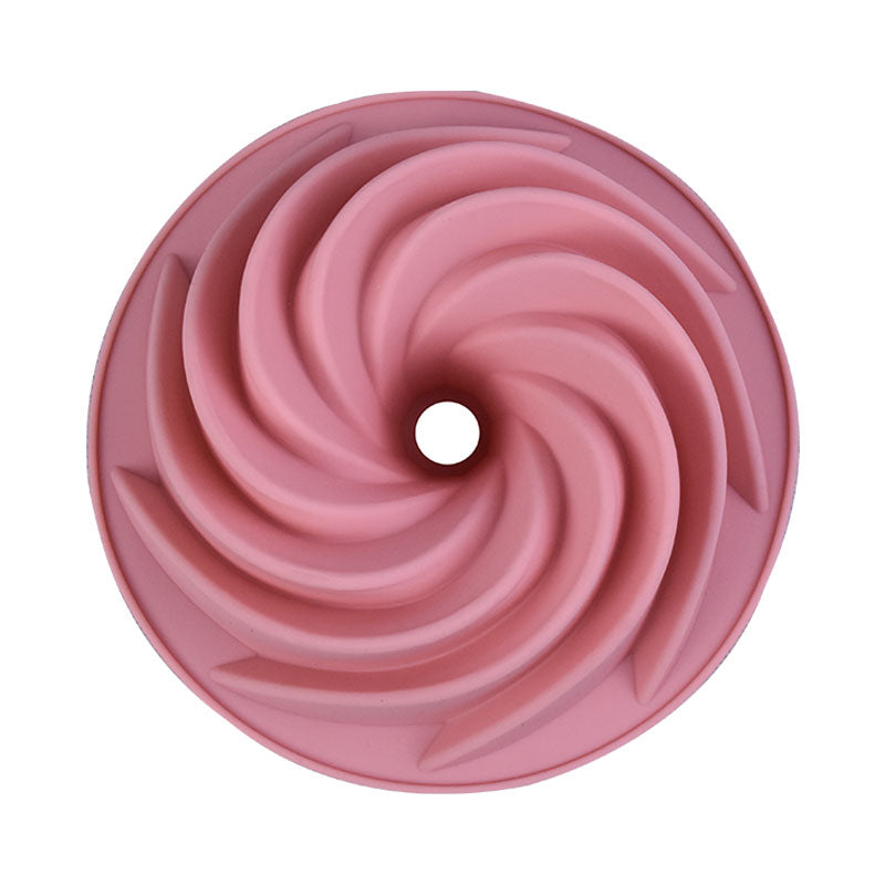 Spiral Shape Silicone Bundt Baking Mold 19cm