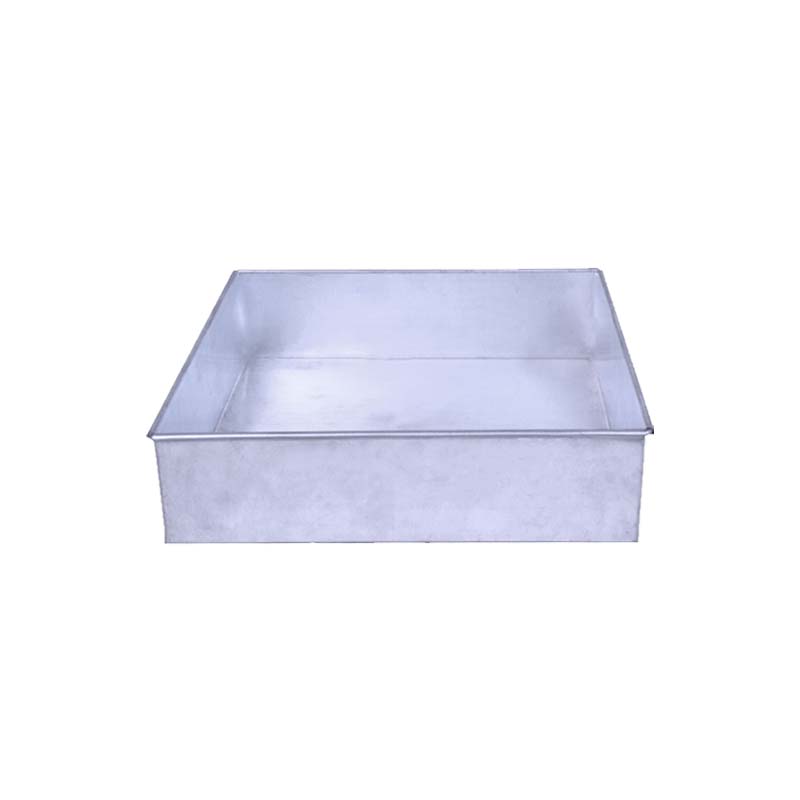 Square Cake Baking Mold Silver 6 X 6 Inch