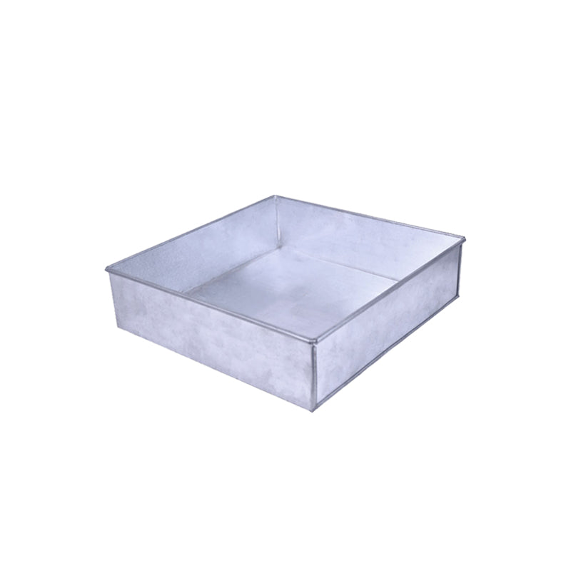 Square Cake Baking Mold Silver 6 X 6 Inch